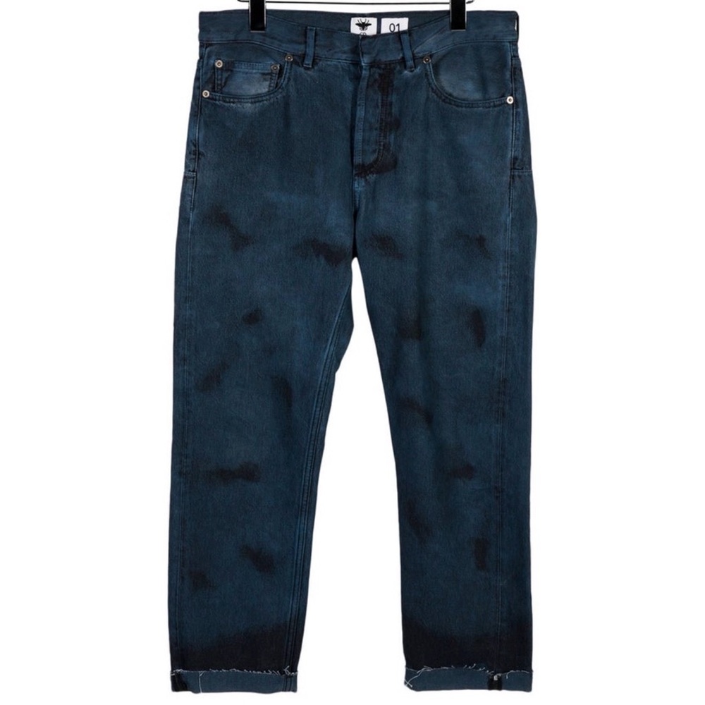 Dior Women's Straight-Leg Jeans in Dark Blue Wash